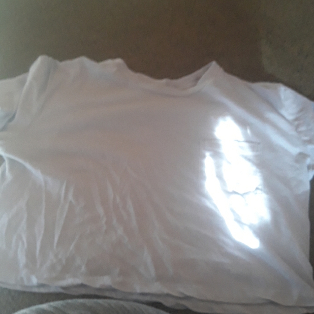 Light blue crop top